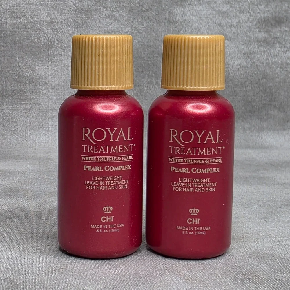 (X2) Chi Royal Treatment Pearl Complex Lightweight Leave-In .5 oz Travel Minis